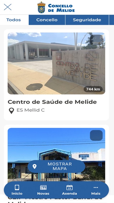 Concello de Melide Screenshot