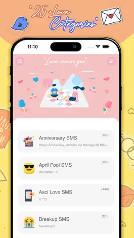 Game screenshot Love Messages- Romantic Love mod apk
