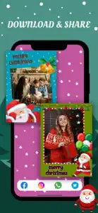 Christmas Photo Frames maker A screenshot #3 for iPhone