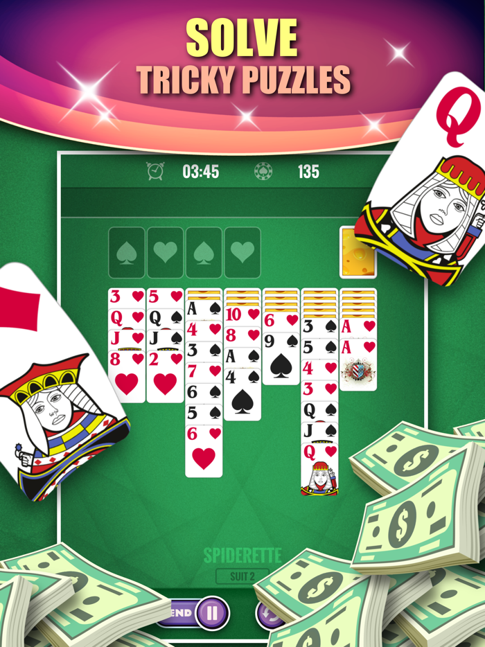 Solitaire Spiderette Win Cash