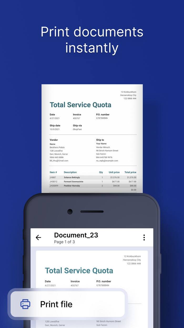 Easy Scanner Camera to PDF