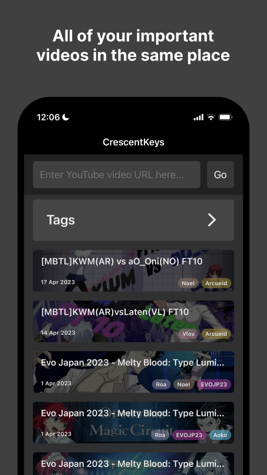 #3. Crescent Keys: Video Time Note (iOS) Podle: Quoc Dat Nguyen