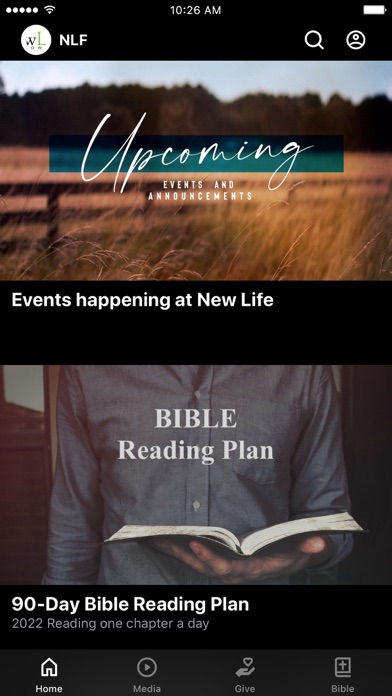 New Life Fellowship Logan Screenshot