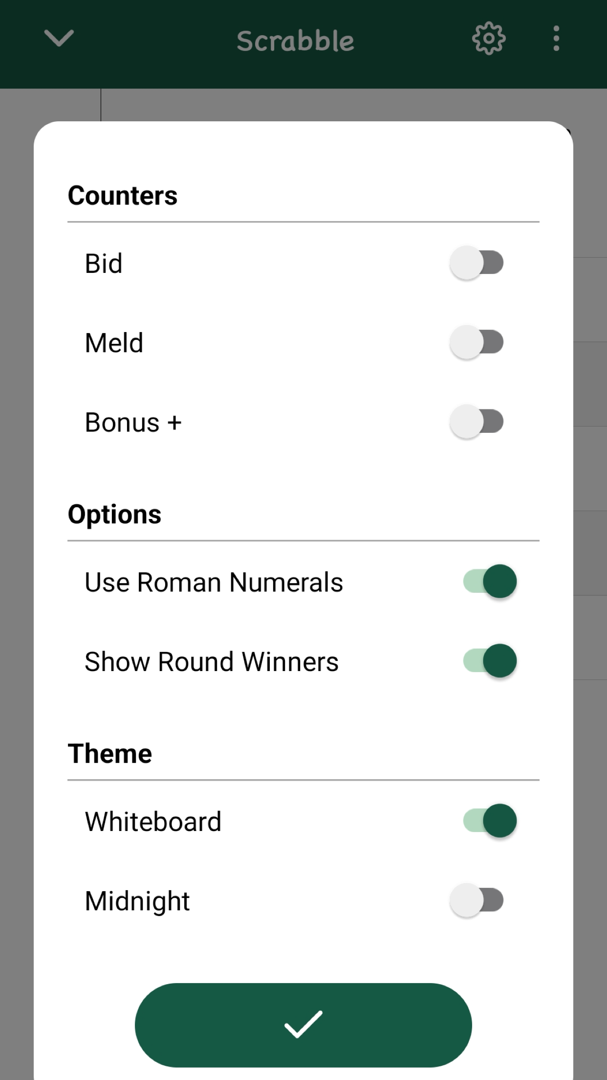 ScoreCard: Simple Score Keeper