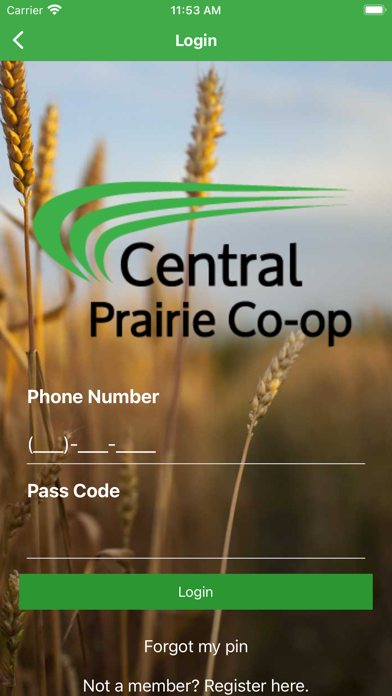 Central Prairie Co-op Mobile Screenshot
