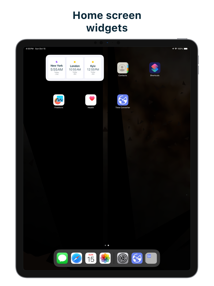 Time Zone Converter and Widget