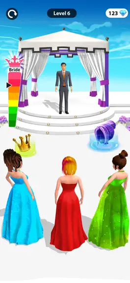 Game screenshot Bride Race & Outfit Makeover mod apk