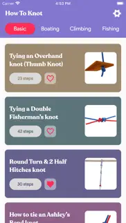 how to knot :step-by-step guid iphone screenshot 1