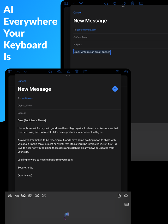 OMNI AI - Keyboard and Chat