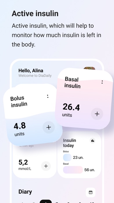 DiaDaily: Your diabetes diary Screenshot