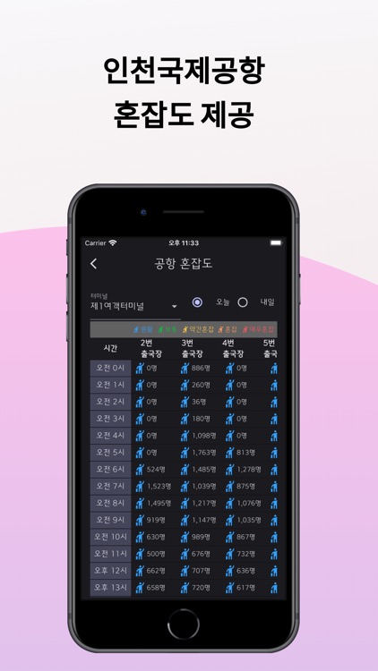 항공편(비행기) 실시간 운항 정보(인천공항,한국공항)