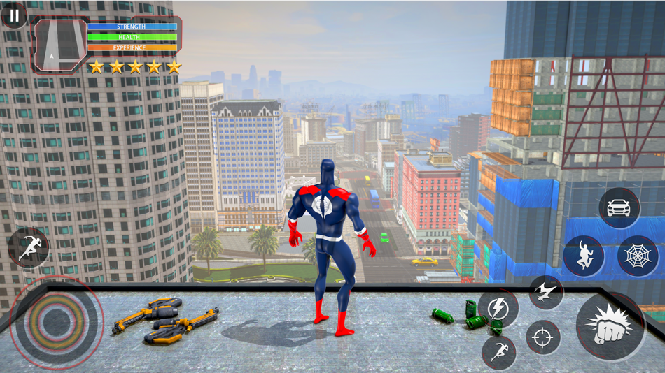 Fly Spider Rope Hero Man Games - 1.4.3 - (iOS)