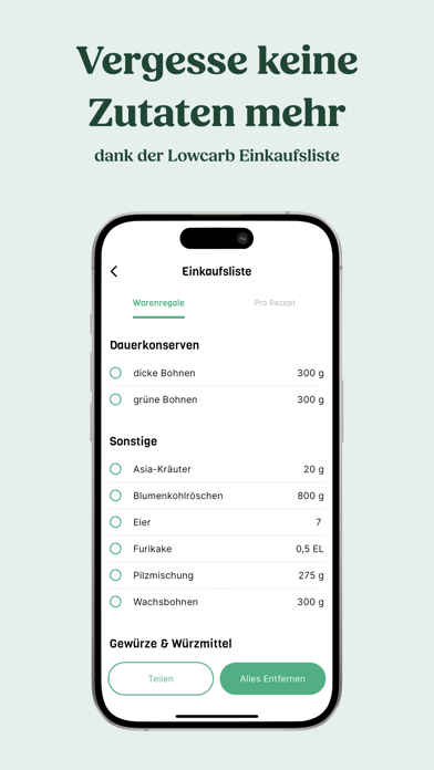 Low Carb - Rezepte Screenshot