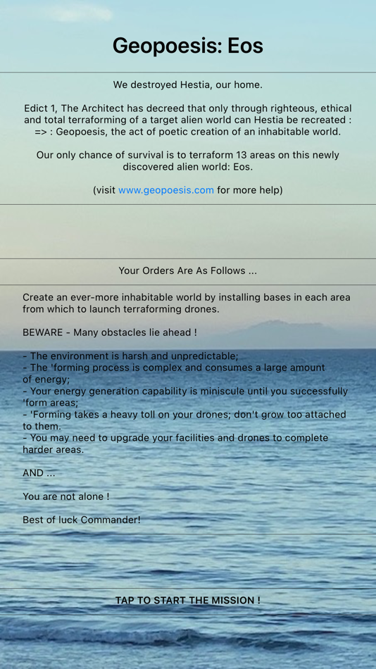Geopoesis: Eos - 1.0 - (iOS)