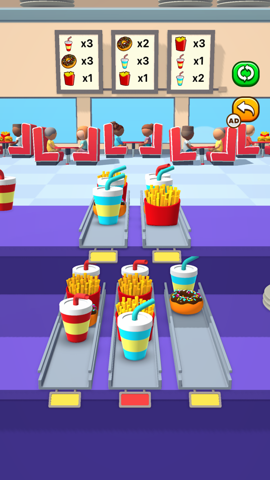 #3. Burger Sort! (iOS) 由: Full Fat Productions Ltd