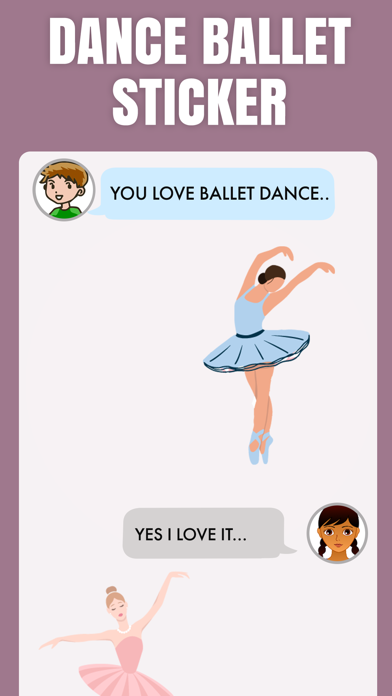 Screenshot #2 pour Dance Ballet Sticker Pack