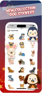 DogEmoji Love Stickers screenshot #2 for iPhone