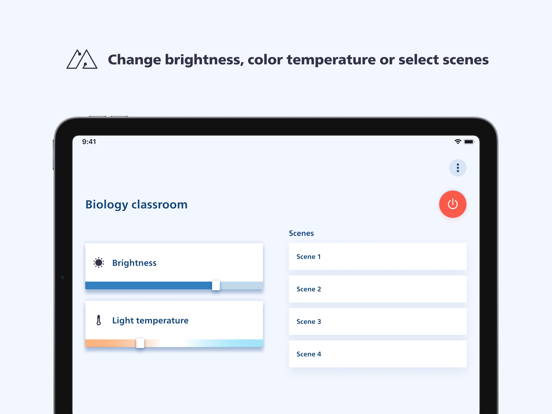 Philips MasterConnect Control iPad app afbeelding 3