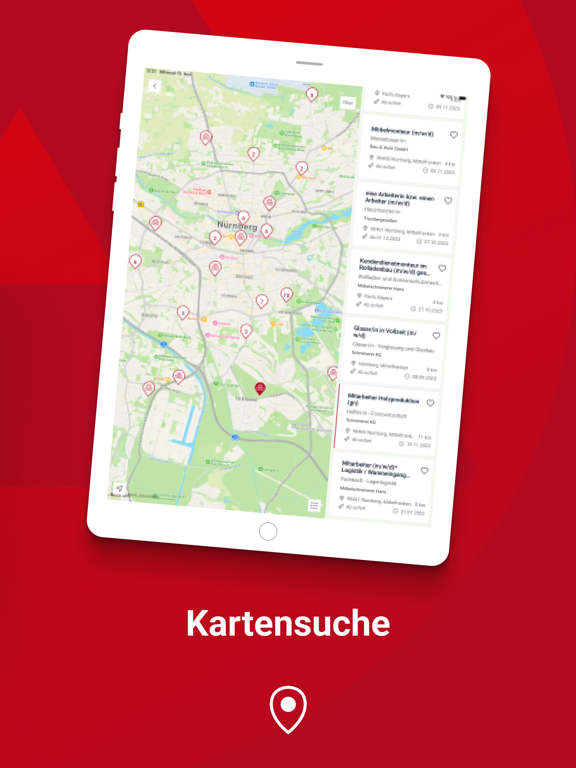 Jobsuche – Jobportal der BA iPad screenshot 7 - Business app