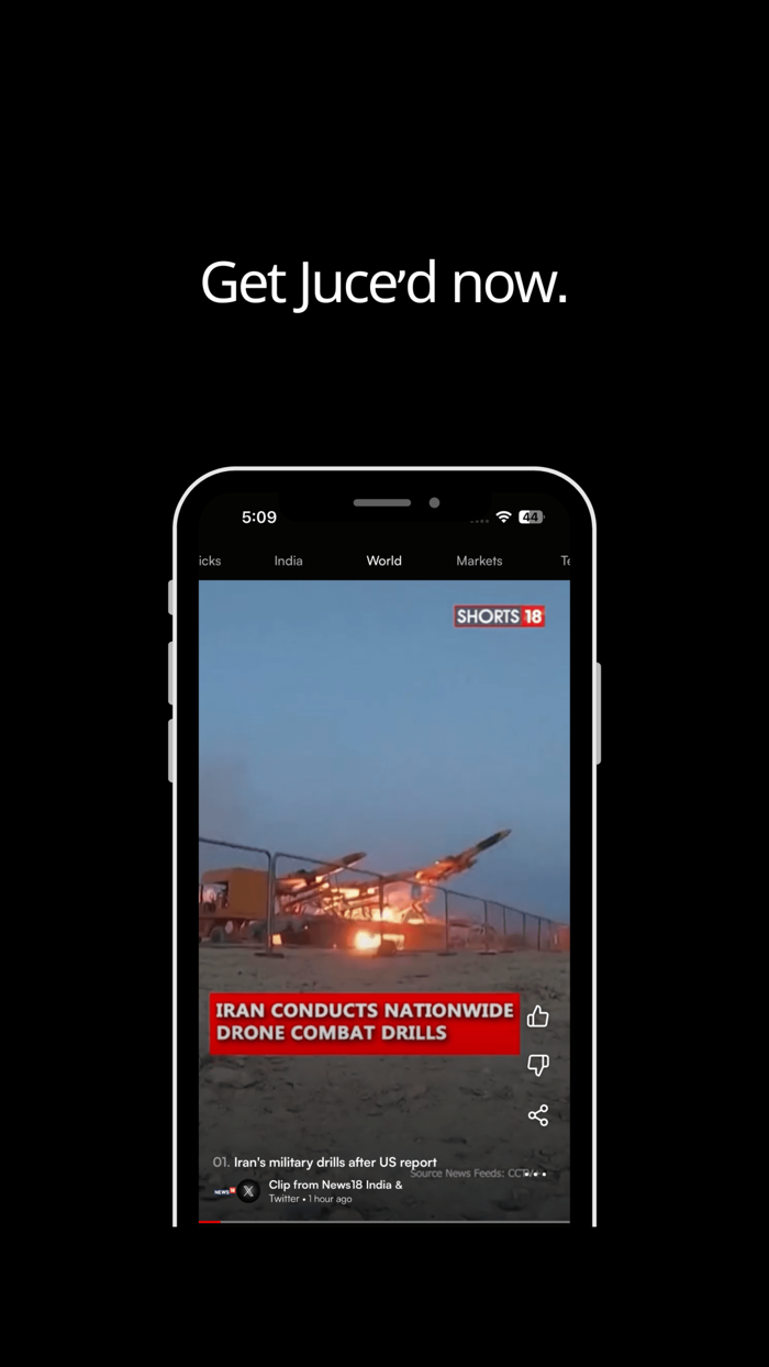 Juce - Short Video News