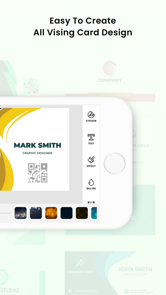 #9. Business & visiting card Maker (iOS) Podle: Mayank Mangukiya