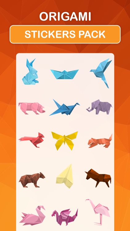 Origami Stickers Pack screenshot-3