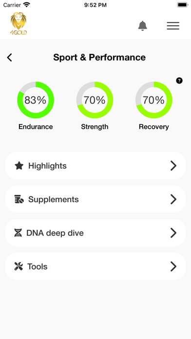 4GOLD DNA Screenshot