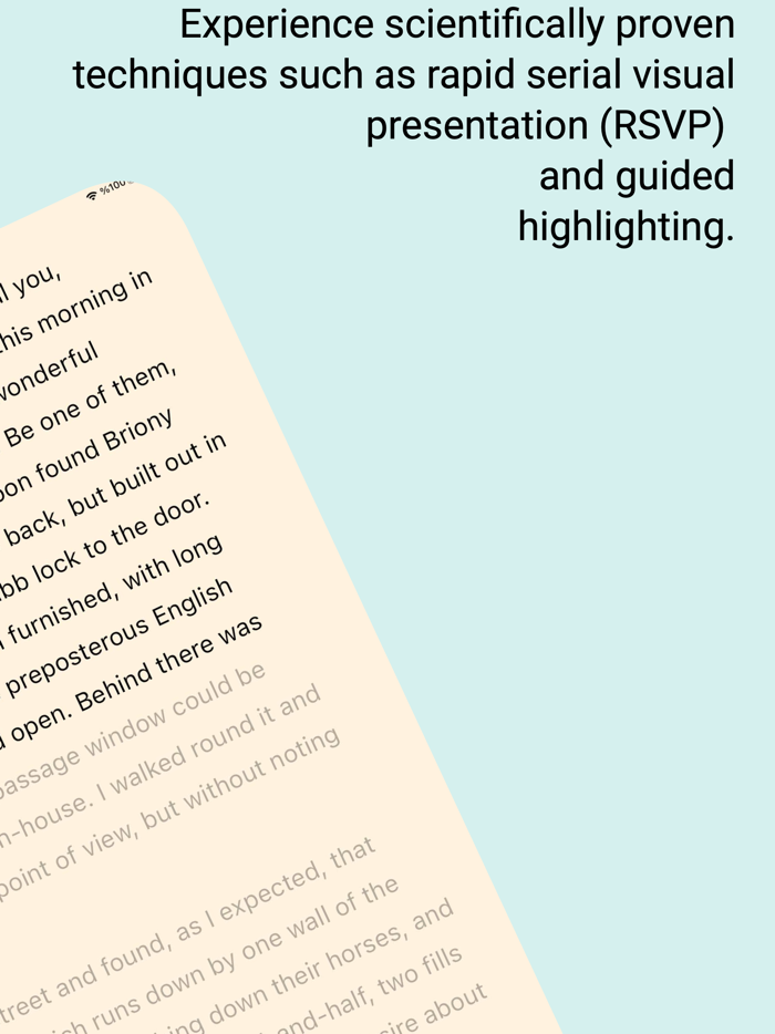 Speed Reading - Speedy