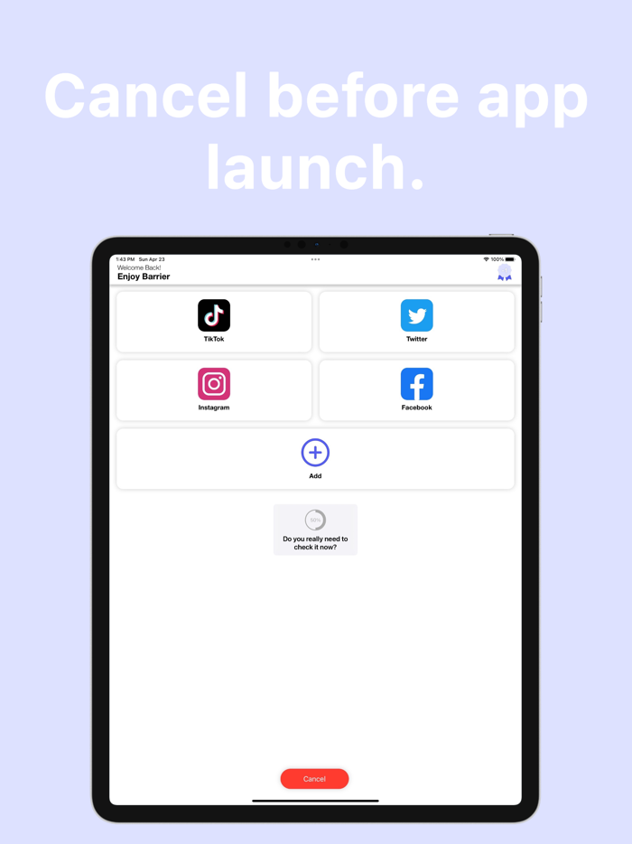 Barrier - Social Lock