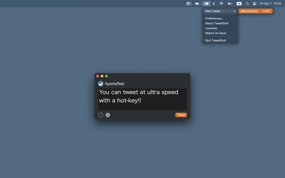 #1. TweetShot (macOS) 来自: Takuto Nakamura