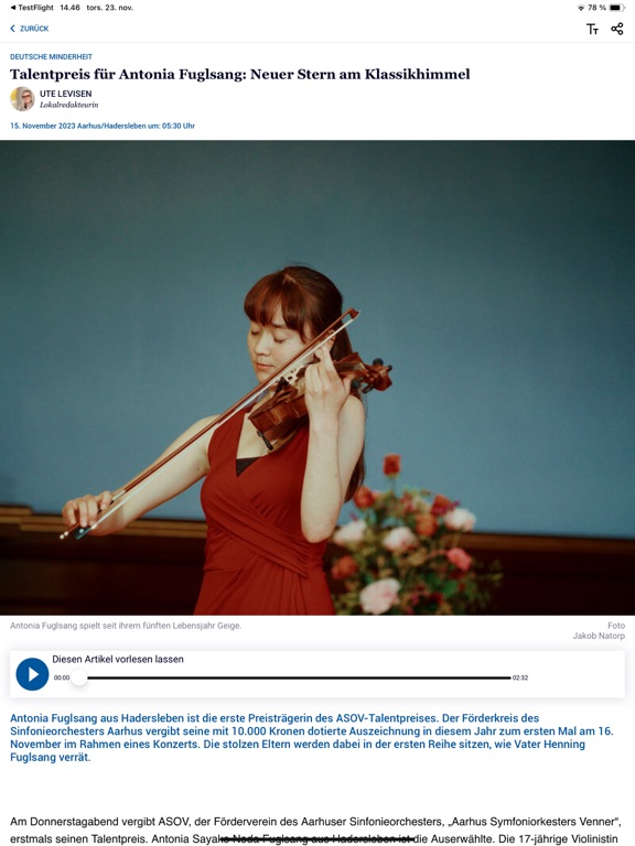 Screenshot #5 pour Der Nordschleswiger - News-App