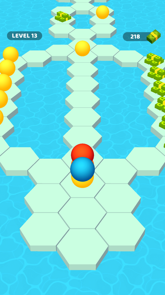 #7. Hexaball Runner (iOS) By: Ozkan Yildiz