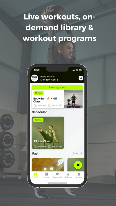 Bettr. Screenshot