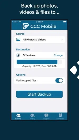CCC Mobile Backup screenshot 1