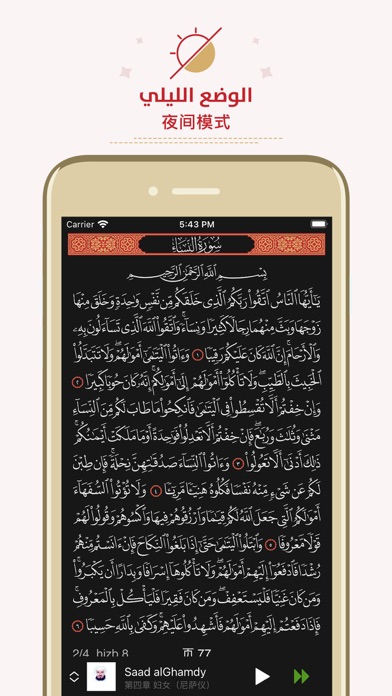 中文版《古兰经》 Chinese Quran Screenshot