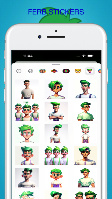 Ferb Altered Stickers Screenshot