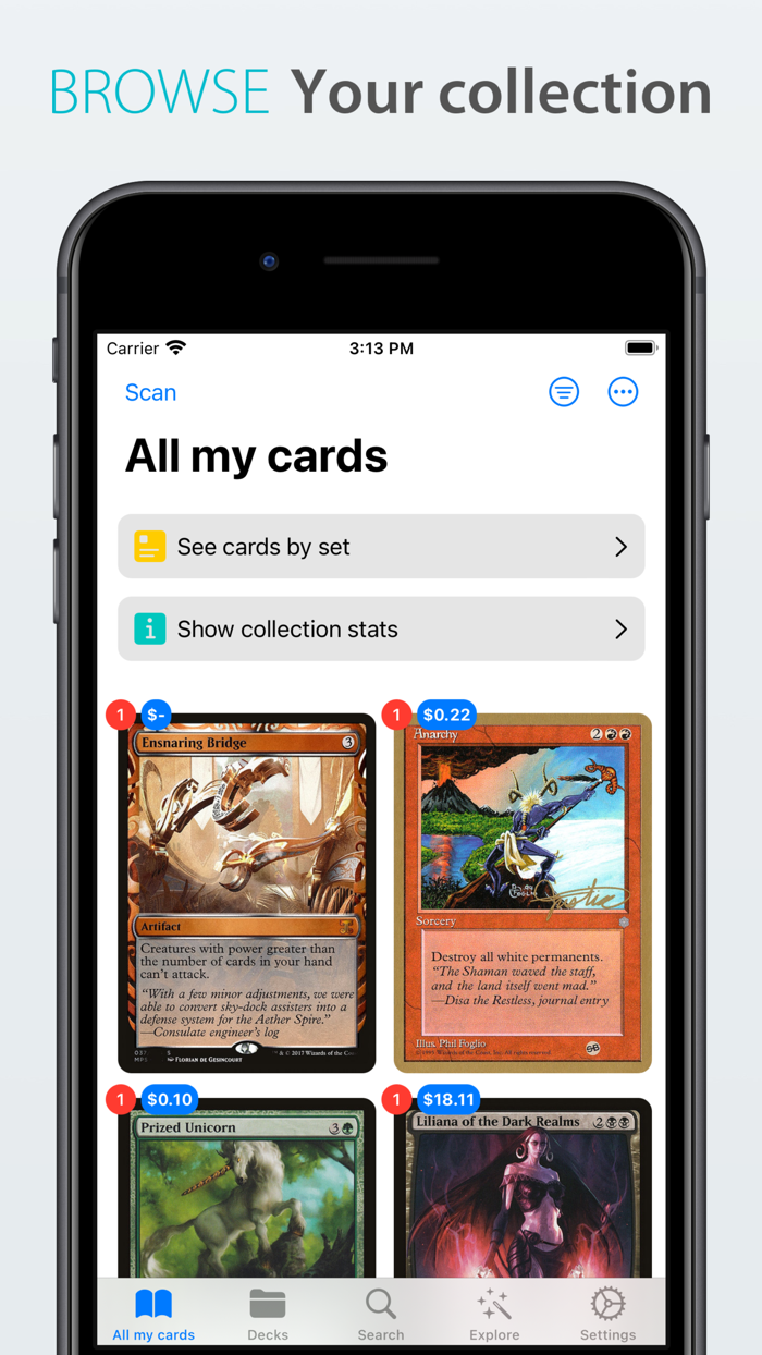 Card Binder MTG Manager