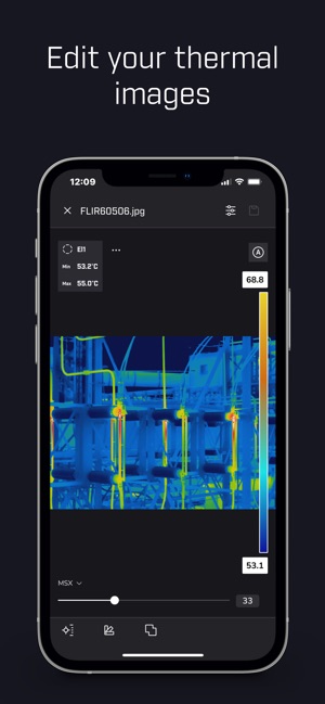 FLIR Tools App Thermal Analysis and Reporting (Mobile)