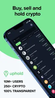 uphold: buy btc, eth and 260+ iphone screenshot 1