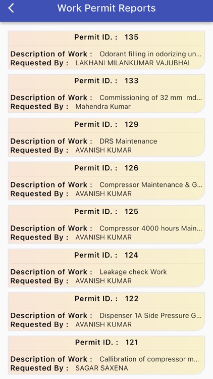 GAIL GAS Work Permit App