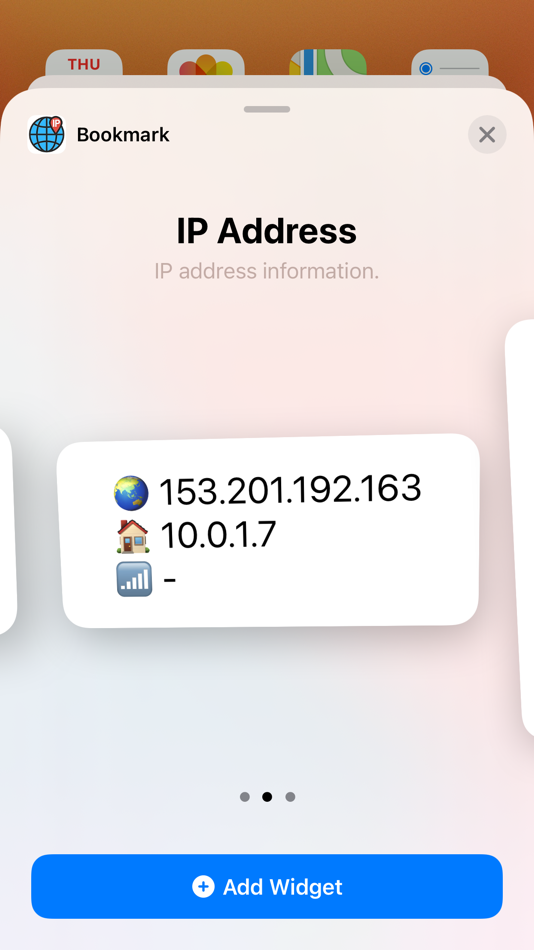 #3. IP Address Bookmark. (iOS) 由: Reiji Kobayashi