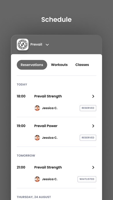 The Prevail Gym MO Screenshot