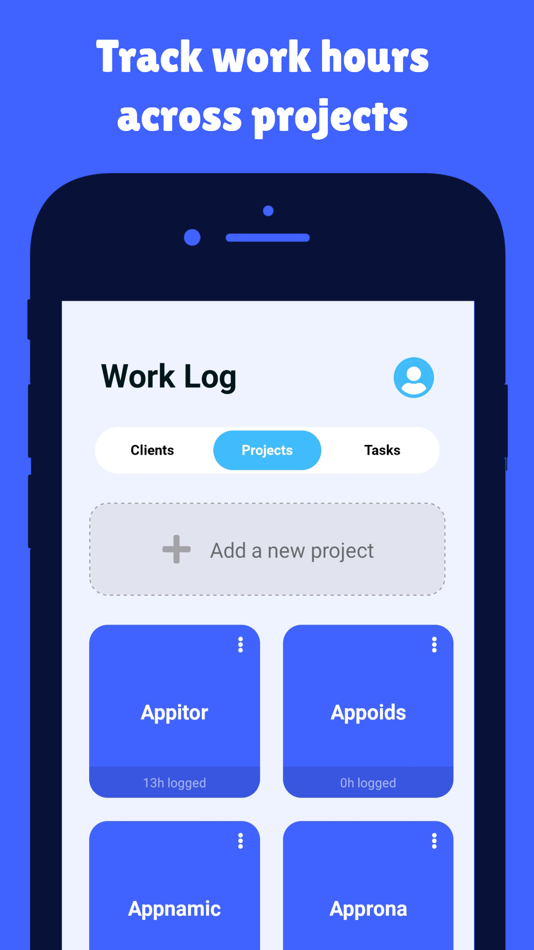 #4. Work Log - Work Time Tracking (iOS) 来自: Fitric