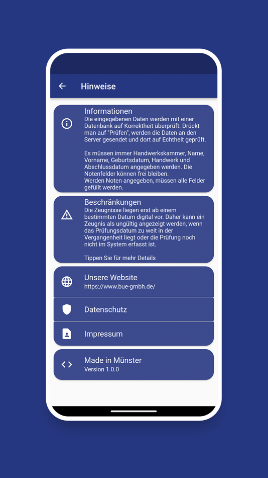 #5. HWK-Zeugnischeck (iOS) 由: BuE Bildung und EDV Dienstleistungskonzepte GmbH