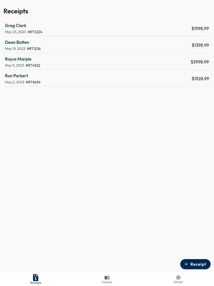 Receipts App Receipt Maker