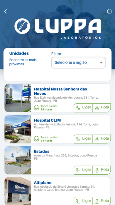 Laboratório Luppa Screenshot