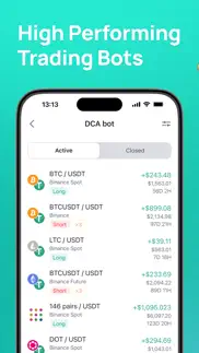 3commas: crypto trading tools iphone screenshot 2