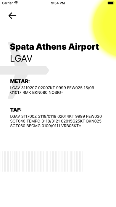 Screenshot #2 pour Greek METAR