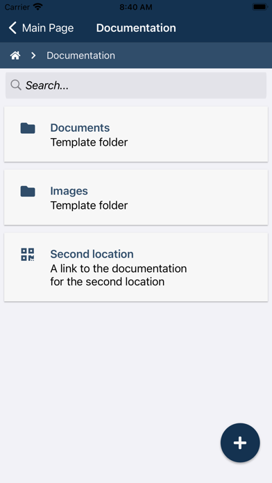 QR-Service Screenshot