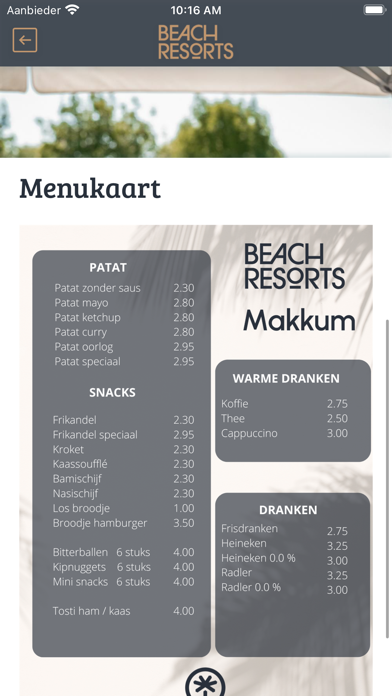 Beach Resorts Screenshot